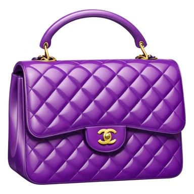 Purple Chanel handbag  sticker