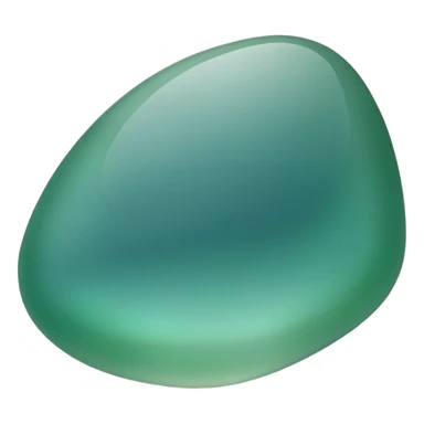 green and teal sea glass with smooth but sharp edges sticker