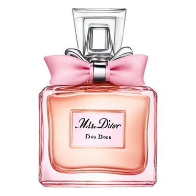 Miss dior perfume sticker