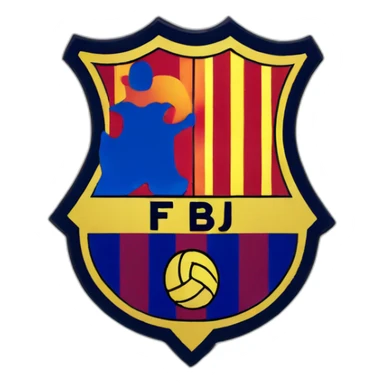 barcelona football club sticker