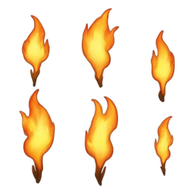 flame spirit sticker