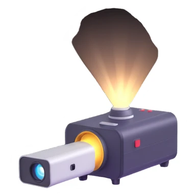 projector like bat signal sticker