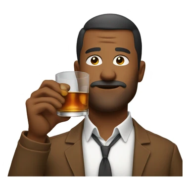 Dad drinking a whiskey  sticker