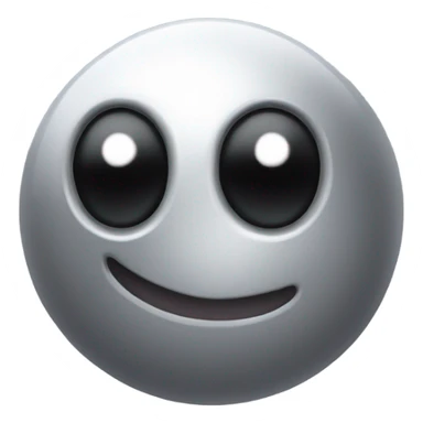 Metal cute black eyes Kirby ball driving on 4 car wheels sticker