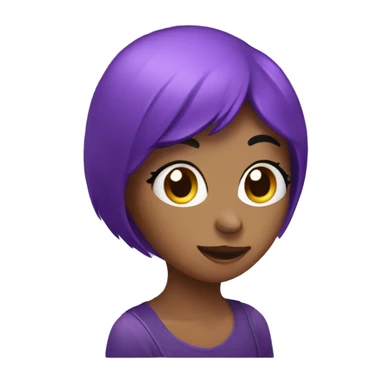 purple chick sticker