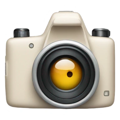 A camera pointing at the pov sticker