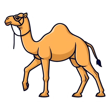 Camel sticker