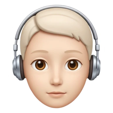AI Call Agent human-like Cyber AI face, warm, calm and friendly.
Soft human AI face with a listening, welcoming expression, minimal facial lines, calm eyes. sticker