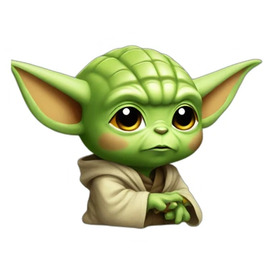 Yoda sur pikachu sticker