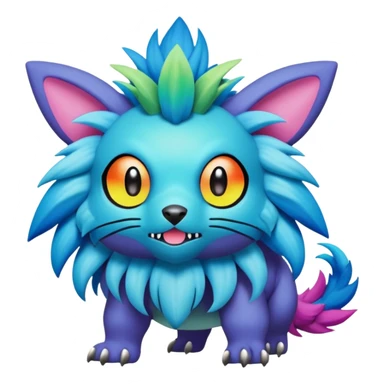 Fakémon-Pokémon-Spectrobes-Digimon-critter-fantasy-hybrid-creature  sticker