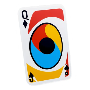 Uno reverse card sticker