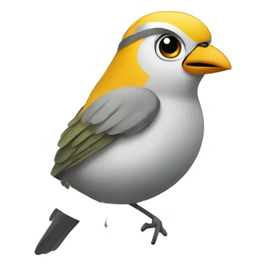 verdin bird cartoon sticker