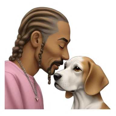 matuê-kissing-snoop-dog sticker