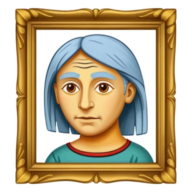  picasso painting frame sticker