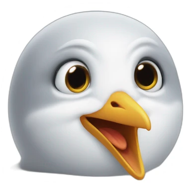 mouette qui vole sticker