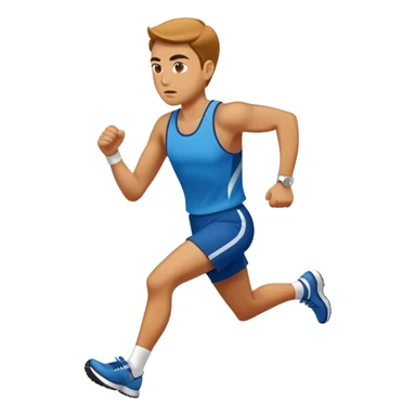 Banker running a marathon  sticker