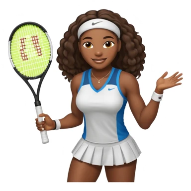 serena williams sticker