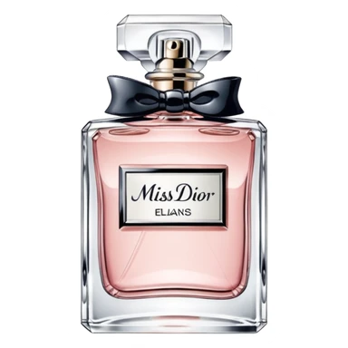 Miss dior perfume sticker