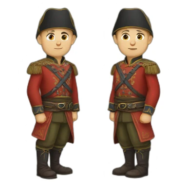 Cossack ukrainian sticker