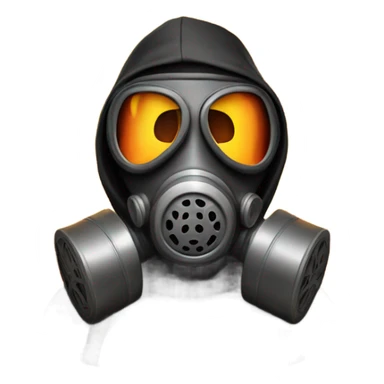 gas mask guy with black fire sticker