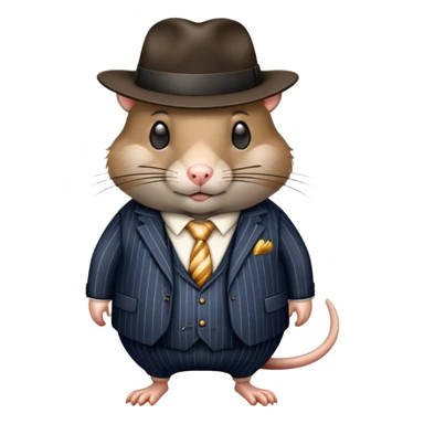 Fat Rat gangster sticker