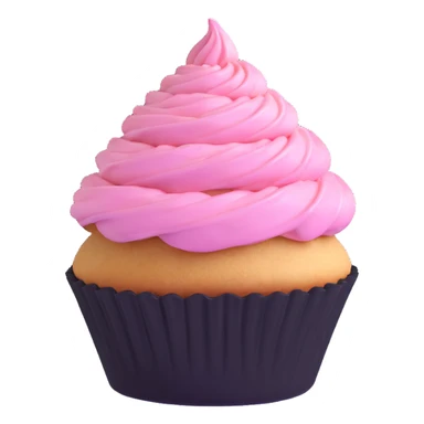 cupcake with pink icing sticker