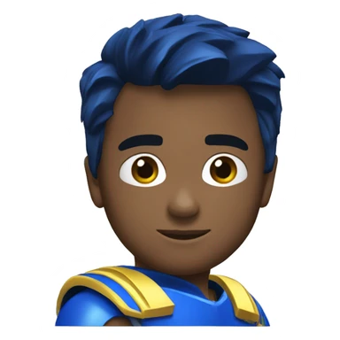 Blue power ranger 1 generation sticker