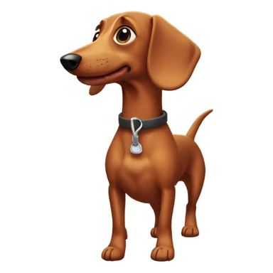A sausage dog  sticker
