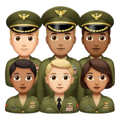 Military leaders  sticker