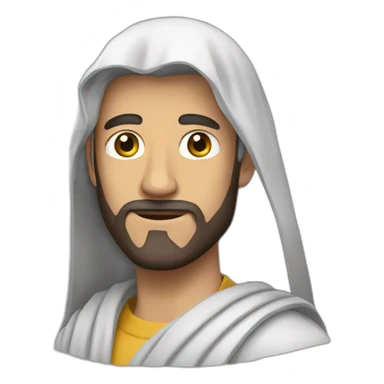 Men with bisht sticker