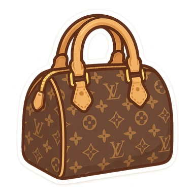Luxury LV handbag sticker