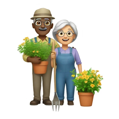 grandparents are gardeners sticker