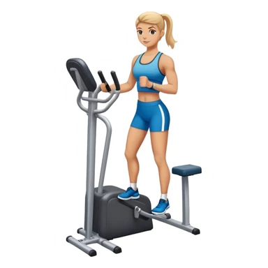 how to use gym calf-raise machine sticker