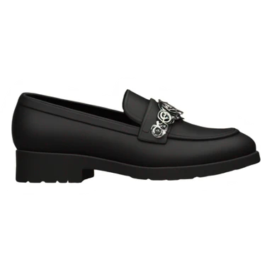 Black gothic loafers  sticker