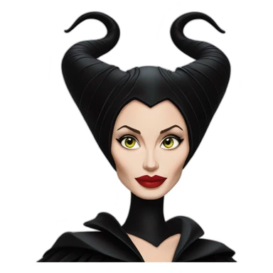 maleficent angelina jolie sticker