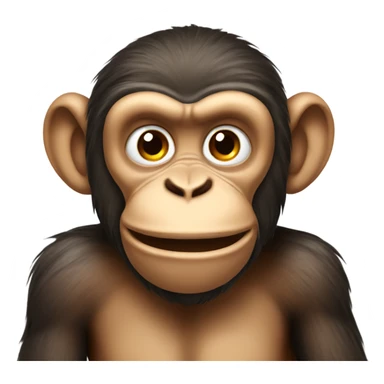 Goofy monkey  sticker