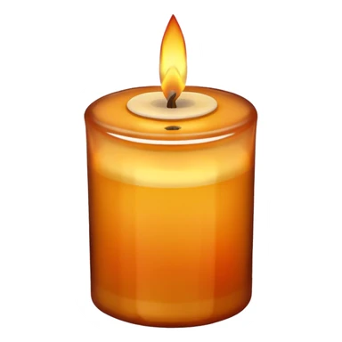 autumn vibe candle sticker