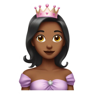 Cat birthday princess sticker