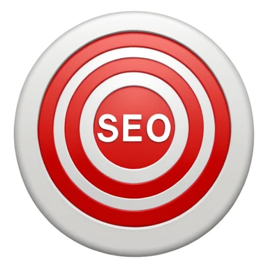 target with the word SEO inside sticker