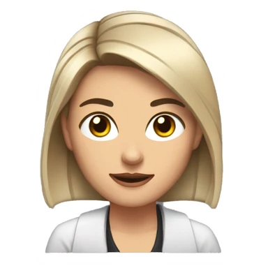 mujer streamer con audionos de gato sticker