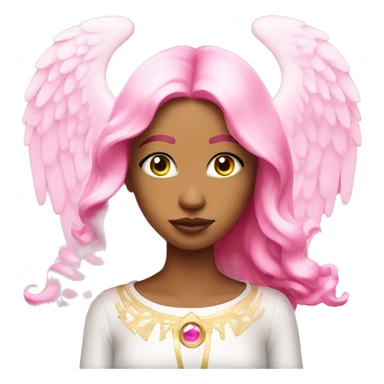 angelic diva pink third eye sticker