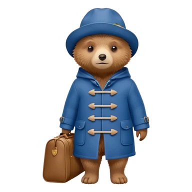 Paddington bear sticker