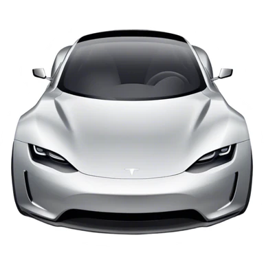 Tesla Roadster - Tesla (Model Year: 2020) (Iconic colour: Silver) sticker