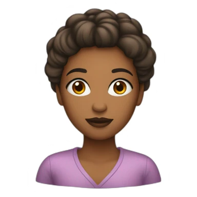 Femme ,trop maquillée sticker