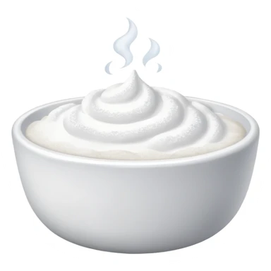 powdered sugar in bowl sticker