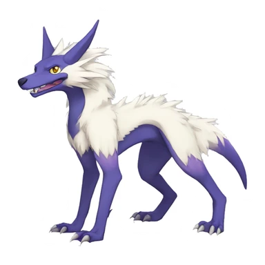 Lombax-Sergal-Vernid-Fakemon full body sticker