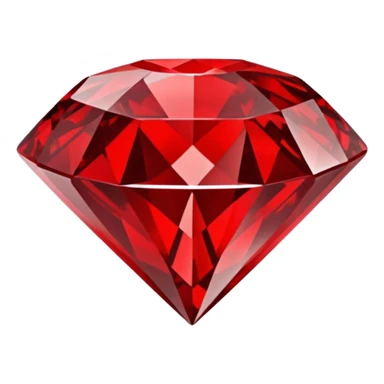 Red Diamond Crystal with "RED" written in the center sticker