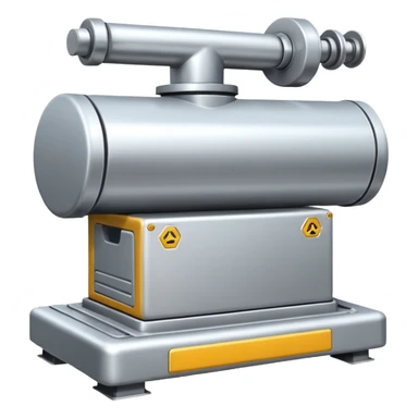 create a realistic emoji showing logistic machines sticker