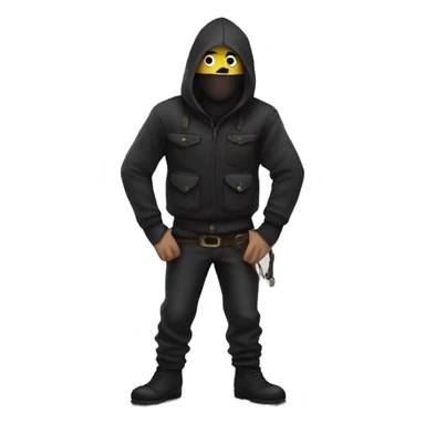 Thief emoji sticker
