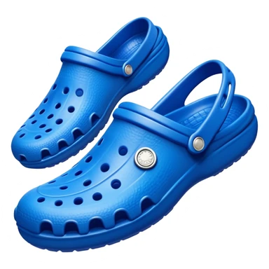 blue crocs shoe sticker